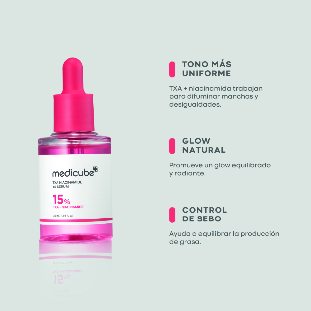 MEDICUBE TXA NIACINAMIDE 15 SERUM (SUERO FACIAL DESPIGMENTANTE)