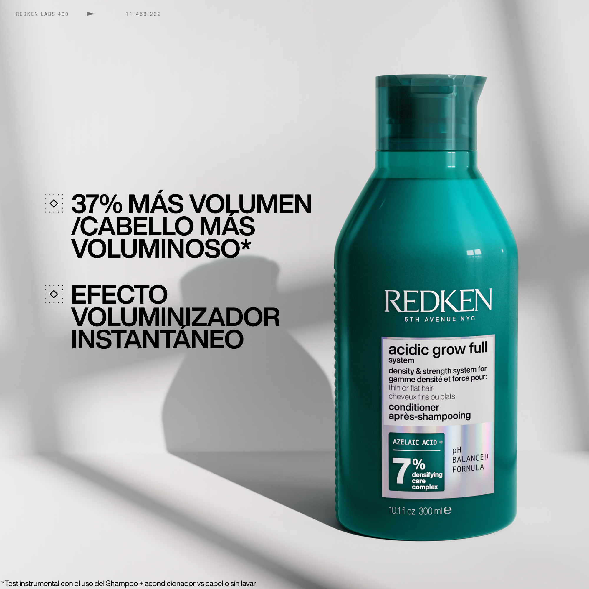 ACONDICIONADOR REDKEN ACIDIC GROW FULL SYSTEM (ACONDICIONADOR VOLUMINIZADOR)