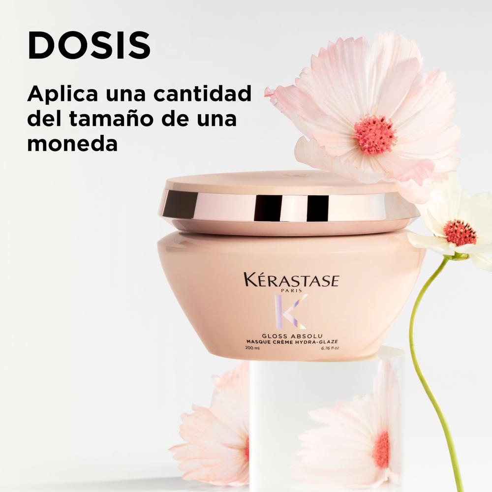 MASCARILLA GLOSSABSOLU MASQUE CREME HYDRA-GLAZE (MASCARILLA PARA CABELLO GRUESO)