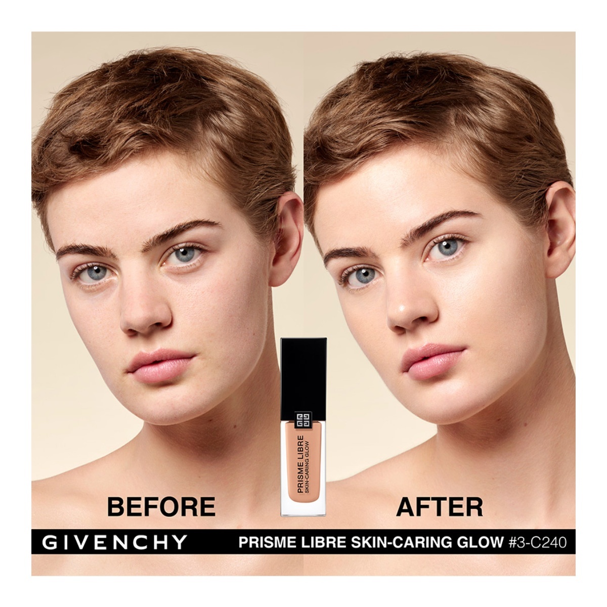 PRISME LIBRE SKIN-CARING GLOW BASE DE MAQUILLAJE L&Iacute;QUIDA (BASE HIDRATANTE AL CUIDADO DE LA PIEL)