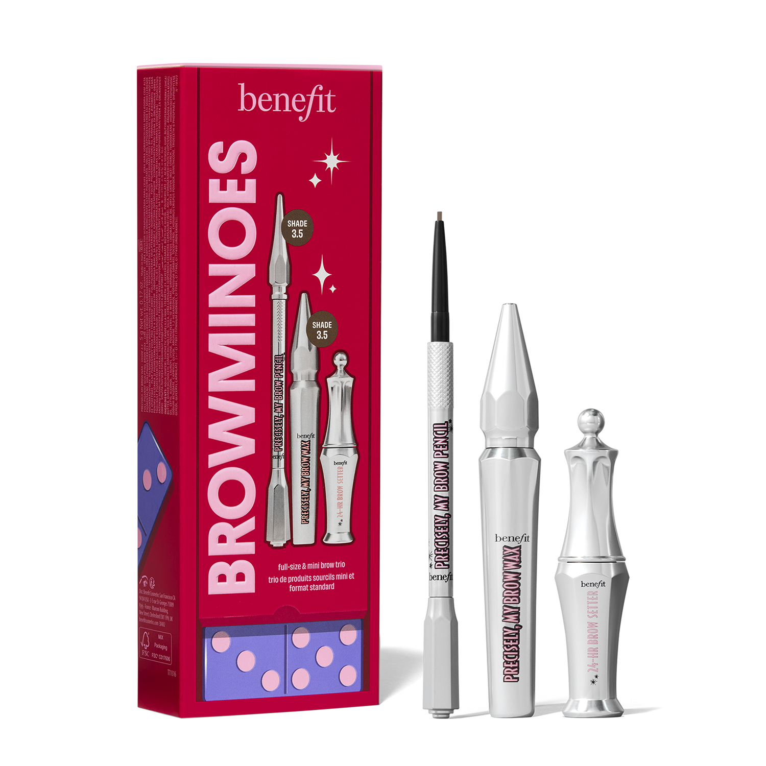 HOLIDAY SET BROWMINOES (SET DE CEJAS)