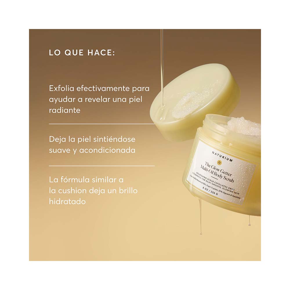 THE GLOW GETTER MULTI-OIL BODY SCRUB (EXFOLIANTE CORPORAL)