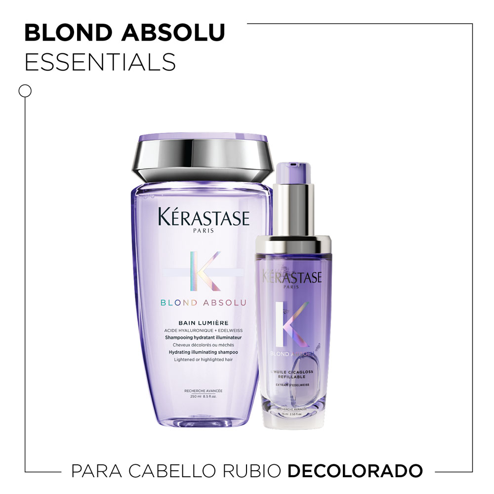 BLOND ABSOLU BUNDLE BAIN + OIL (SET BLOND ABSOLU KÉRASTASE PARA CABELLO RUBIO)